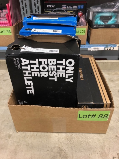 Box Of Shoes - (3 Pair) Adidas (1) Pair Converse