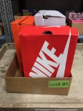 Box Of Three Pair Nikes Shoes