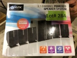 GPX 5.1 CHANNEL POWERED SPEAKER SYSTEM