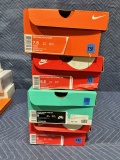 4 PAIR NIKE SHOES SIZES 7.5 - 8.5 - (2) SIZE 9