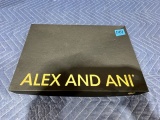 ALEX AND ANNI BLACK LEATHER BAG