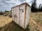 METAL AND PLYWOOD SHIPPING CONTAINER