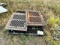 PALLET WITH TWO CAST IRON STORM DRAIN COVERS
