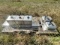 PALLET OF 3 COMPARTMENT SINK STAINLESS STEEL AND A 2 BASIN STAINLESS STEEL SINK