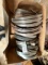 BOX OF VARIOUS UNUSED HORIZONTAL BAND SAW BLADES