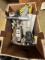 BOX OF WATER/OIL SEPARATORS - AIR PRESSURE ADJUSTERS - PNEUMATIC SCREW GUN