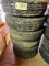 LOT OF (6) TRAILER TIRES WITH WHEELS - 14.5 INCH
