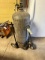 PROPANE TANK ON ROLLING CART