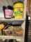 LOT OF MOTOR OIL AND HYDRAULIC OIL