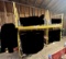 STEEL PLATFORM WITH BUILT IN LADDER - 12' LONG 4' DEEP AND 58.5