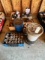 LOT OF CHEMICALS - PAINTS - STAINS