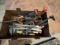 BOX OF MISCELLANEOUS WOOD WORKING CLAMPS