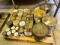 PALLET OF VARIOUS STAINS AND FINISHES