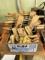 BOX OF WOOD WORKING CLAMPS