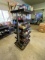 ROLLING CART FULL OF HARDWARE - NUTS - BOLTS- SCREWS - NAILS - FASTENERS AND MORE