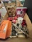 BOX WITH VARIOUS HOLE SAW KITS - BLADES AND MORE