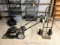 GAS POWERED LAWN MOWER AND HAND TRUCK