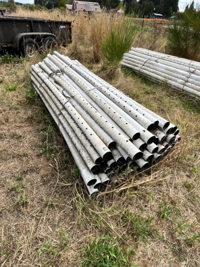 BUNDLE OF 3 INCH BY 122 INCH PLASTIC DRAIN PIPE