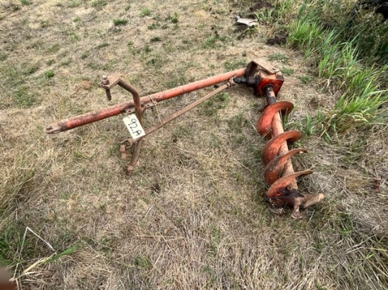 VINTAGE 3 POINT POST HOLE AUGER