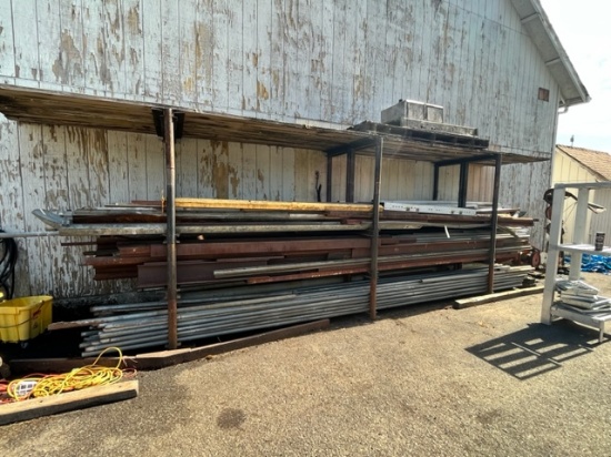 MATERIAL RACK AND CONTENTS