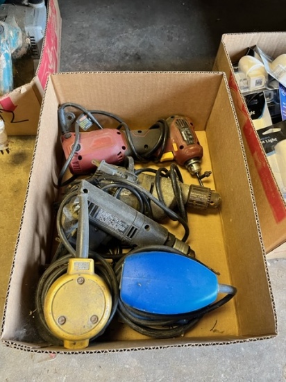 BOX OF POWER TOOLS
