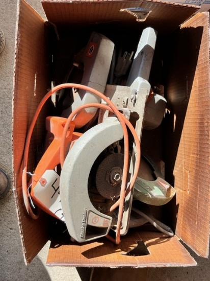 (4) BOXS OF MISCELLANEOUS POWER TOOLS