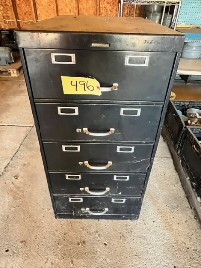 5 DRAWER FILE CABINET