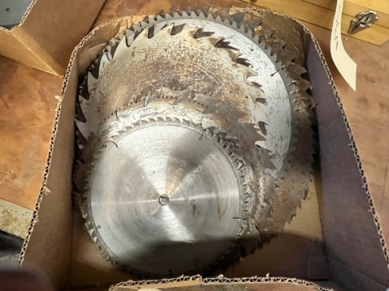 LOT OF CIRCULAR SAW BLADES - USED