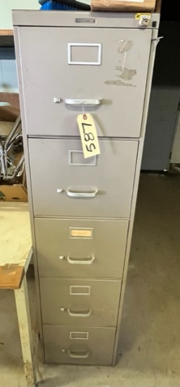 5 DRAWER STEELCASE FILE CABINET