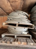 TWO PALLETS OF QUARTER INCH ALUMINUM GUIDE WIRE