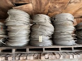 LARGE PALLET OF QUARTER INCH ALUMINUM GUIDE WIRE