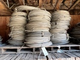 LARGE PALLET OF QUARTER INCH ALUMINUM GUIDE WIRE