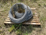 PALLET OF QUARTER INCH ALUMINUM GUIDE WIRE