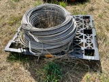 PALLET OF QUARTER INCH ALUMINUM GUIDE WIRE