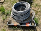 PALLET OF QUARTER INCH ALUMINUM GUIDE WIRE