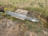 PALLET WITH TEN' GALVANIZED RODS