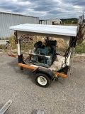 3650 WATT HOME BUILT GENERATOR TRAILER