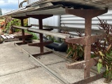 10 FOOT DOUBLE SIDED METAL RACK