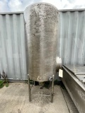 STAINLESS STEEL TANK - 65 INCHES TALL BY 3 FOOT WIDE NOT INCLUDING THE STAND
