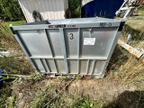 324 GALLON COLLAPSABLE METAL FOOD BIN