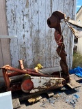 VINTAGE DRUM MOWER WITH SHAFT
