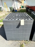TWENTY-SEVEN ~ 40 BY 48 INCH PLASIC PALLETS - UNUSED