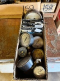 BOX OF MISCELLANEOUS GAUGES