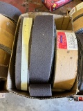 BOX OF CAPCO ABRASIVE SANDPAPER BELTS