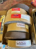 BOX OF CAPCO ABRASIVE SANDPAPER BELTS