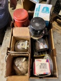 BOX OF MISCELLANEOUS VINTAGE AUTOMOTIVE