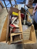 BOX OF TRAILER RELATED WIRING AND LIGHTING