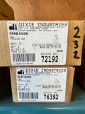 LOT OF (2) BOXES OF DIXIE INDUSTRIES HOOKS -