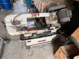 JET HORIZONTAL BAND SAW - HVBS-7MW - APPEARS TO BE IN OPERATING CONDITION COMES WITH OWNERS MANUAL