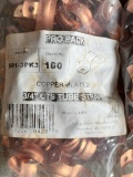 BOX OF COPPER PLATED 3/4